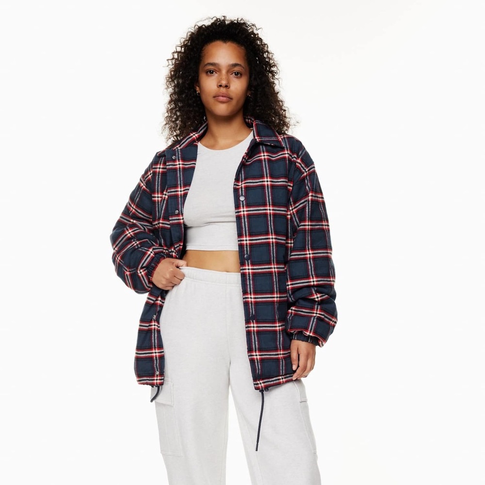 TNA Plaid Jacket (XS) — fits up to Women’s M